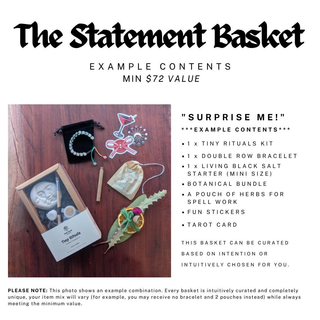 Intuitive Witchy Gift Basket | Custom Ritual Curation Set