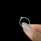 Minimalist natural tanzanite ring | 925 Sterling Silver