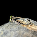 Peridot statement ring | 925 Sterling Silver