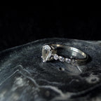 Statement white topaz ring | 925 Sterling Silver