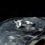 Statement white topaz ring | 925 Sterling Silver