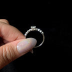 Statement white topaz ring | 925 Sterling Silver