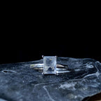 Elegant rainbow moonstone ring | 925 Sterling Silver