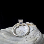 Elegant rainbow moonstone ring | 925 Sterling Silver