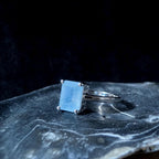 Elegant aquamarine ring | 925 Sterling Silver