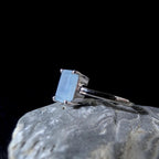 Elegant aquamarine ring | 925 Sterling Silver