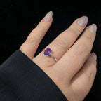 Elegant amethyst ring | 925 Sterling Silver
