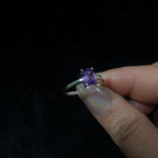 Elegant amethyst ring | 925 Sterling Silver