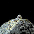 White topaz stacking enhancer ring | 925 Sterling Silver