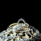 White topaz stacking enhancer ring | 925 Sterling Silver