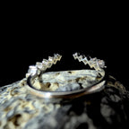 White Topaz Statement Ring Enhancer | 925 sterling silver