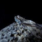 Blue Topaz Enhancer Ring | 925 sterling silver