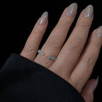 Blue Topaz Enhancer Ring | 925 sterling silver
