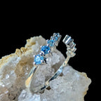Blue Topaz Enhancer Ring | 925 sterling silver