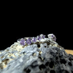 Amethyst stacking ring | 925 Sterling Silver