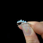 Blue topaz minimalist everyday ring | 925 Sterling Silver