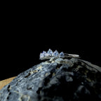 White topaz minimalist everyday ring | 925 Sterling Silver