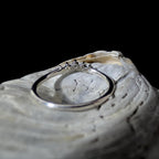 White topaz minimalist everyday ring | 925 Sterling Silver