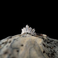 White topaz stacking enhancer ring | 925 Sterling Silver