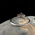Amethyst stacking enhancer ring | 925 Sterling Silver