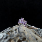 Amethyst stacking enhancer ring | 925 Sterling Silver