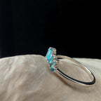 Blue Topaz stacking enhancer ring | 925 Sterling Silver
