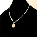 Aphrodite necklace with sea glass and shells