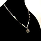 Aphrodite necklace with sea glass and shells