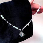 Aphrodite necklace with sea glass and shells