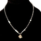 Aphrodite necklace with sea glass and shells