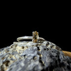 Minimalist natural citrine ring | 925 Sterling Silver