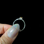 Minimalist natural citrine ring | 925 Sterling Silver