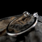 Dainty rainbow moonstone ring | 925 Sterling Silver