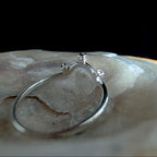 White topaz stacking enhancer ring | 925 Sterling Silver