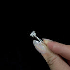 Elegant natural pink quartz and white topaz ring | 925 sterling silver