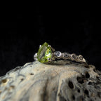 Peridot statement ring | 925 Sterling Silver