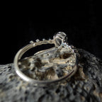 Statement white topaz ring | 925 Sterling Silver