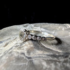 Statement white topaz ring | 925 Sterling Silver