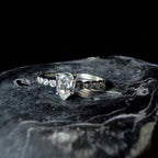 Statement white topaz ring | 925 Sterling Silver