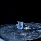 Elegant rainbow moonstone ring | 925 Sterling Silver