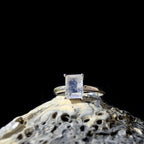 Elegant rainbow moonstone ring | 925 Sterling Silver