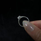 Elegant rainbow moonstone ring | 925 Sterling Silver