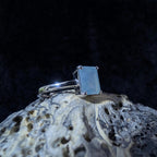 Elegant aquamarine ring | 925 Sterling Silver