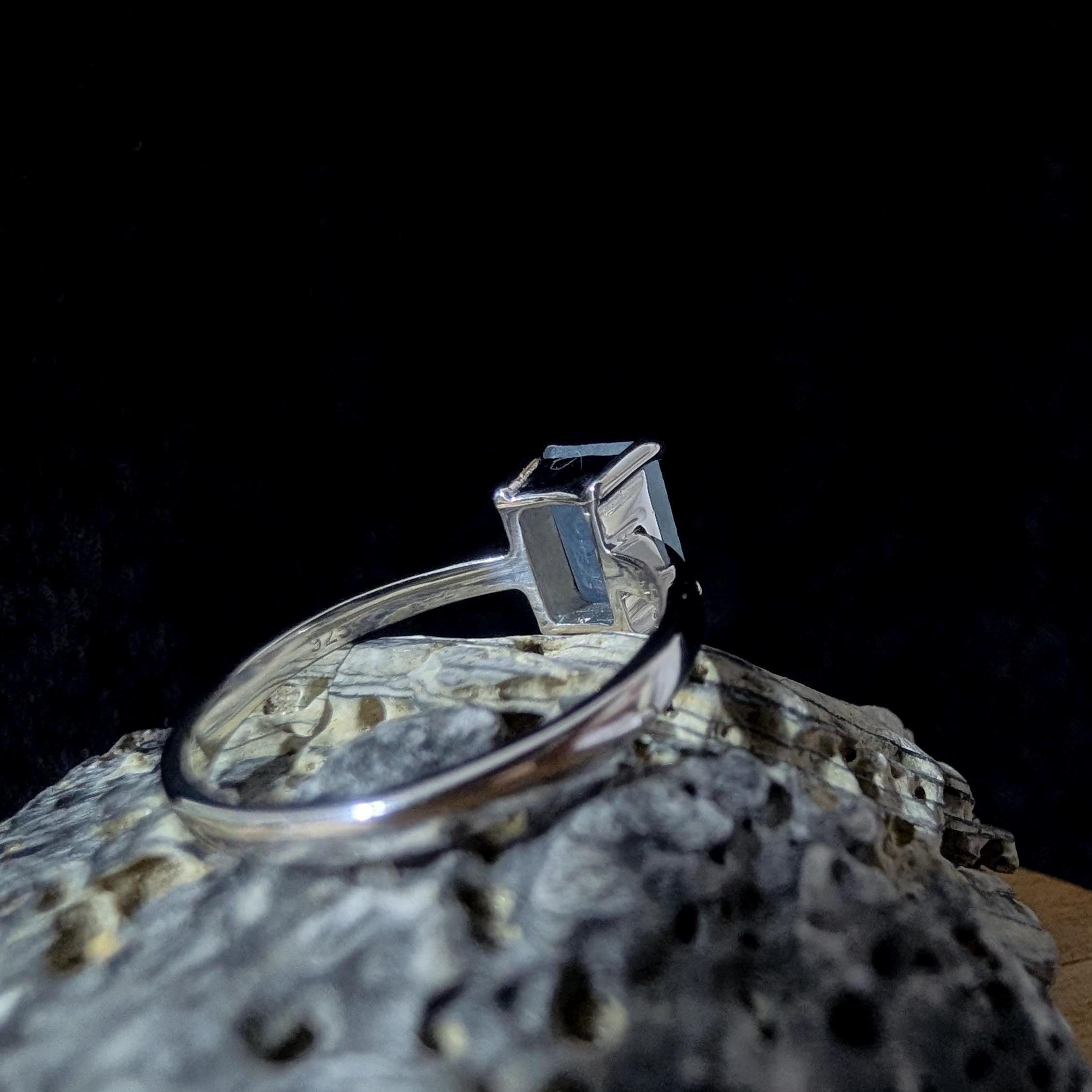Elegant aquamarine ring | 925 Sterling Silver