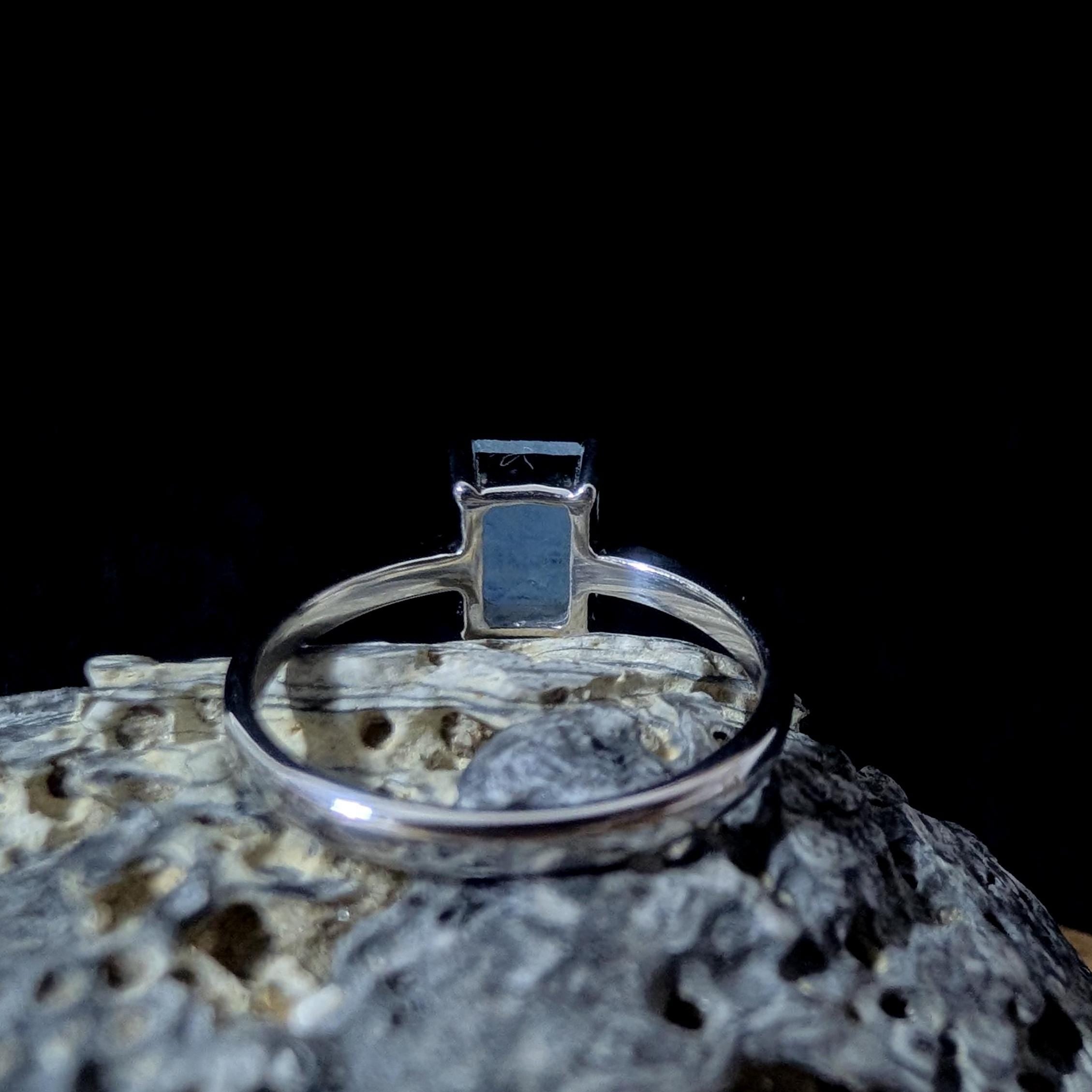 Elegant aquamarine ring | 925 Sterling Silver