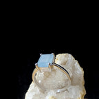Elegant aquamarine ring | 925 Sterling Silver