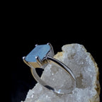 Elegant aquamarine ring | 925 Sterling Silver