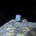 Elegant aquamarine ring | 925 Sterling Silver