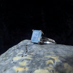 Elegant aquamarine ring | 925 Sterling Silver