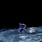 Elegant amethyst ring | 925 Sterling Silver